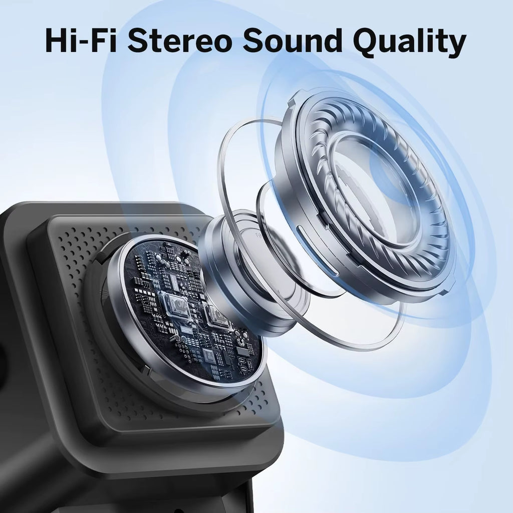 Experience the Ultimate Sound with Our Upgraded 5-in-1 Wireless Induction Speaker - 5000mAh Battery, Stunning RGB Lights, and HIFI Sound for Home and Outdoor Use!