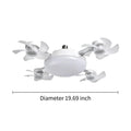 MREGB 2026 New E27 Socket Ceiling Fan Light - 2-In-1 Silent LED Fan with Remote Control, Energy-Saving Cooling & Lighting Combo for Home Bedroom Summervibes☀️